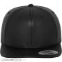 Full Leather Imitation Snapback