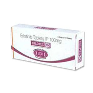 Erlotec : Erlotinib 100 mg Tablet 30’S