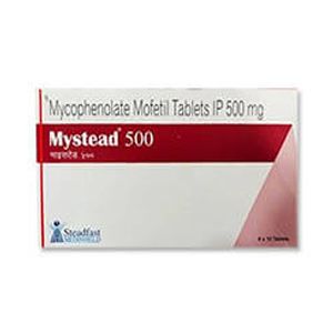 Mystead 500mg Mycophenolate Mofetil Tablet At Lowest Cost Wholesale Supplier And Exporter