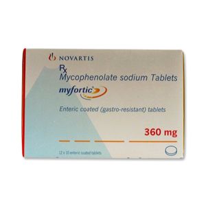 Myfortic 360 mg Mycophenolate Tablet