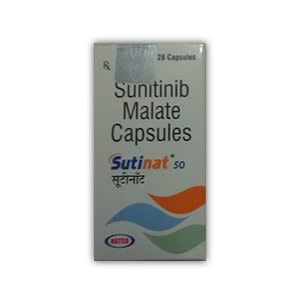 Sutinat 50 mg Sunitinib Capsule