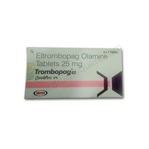 Trombopag Eltrombopag 25 mg Tablet
