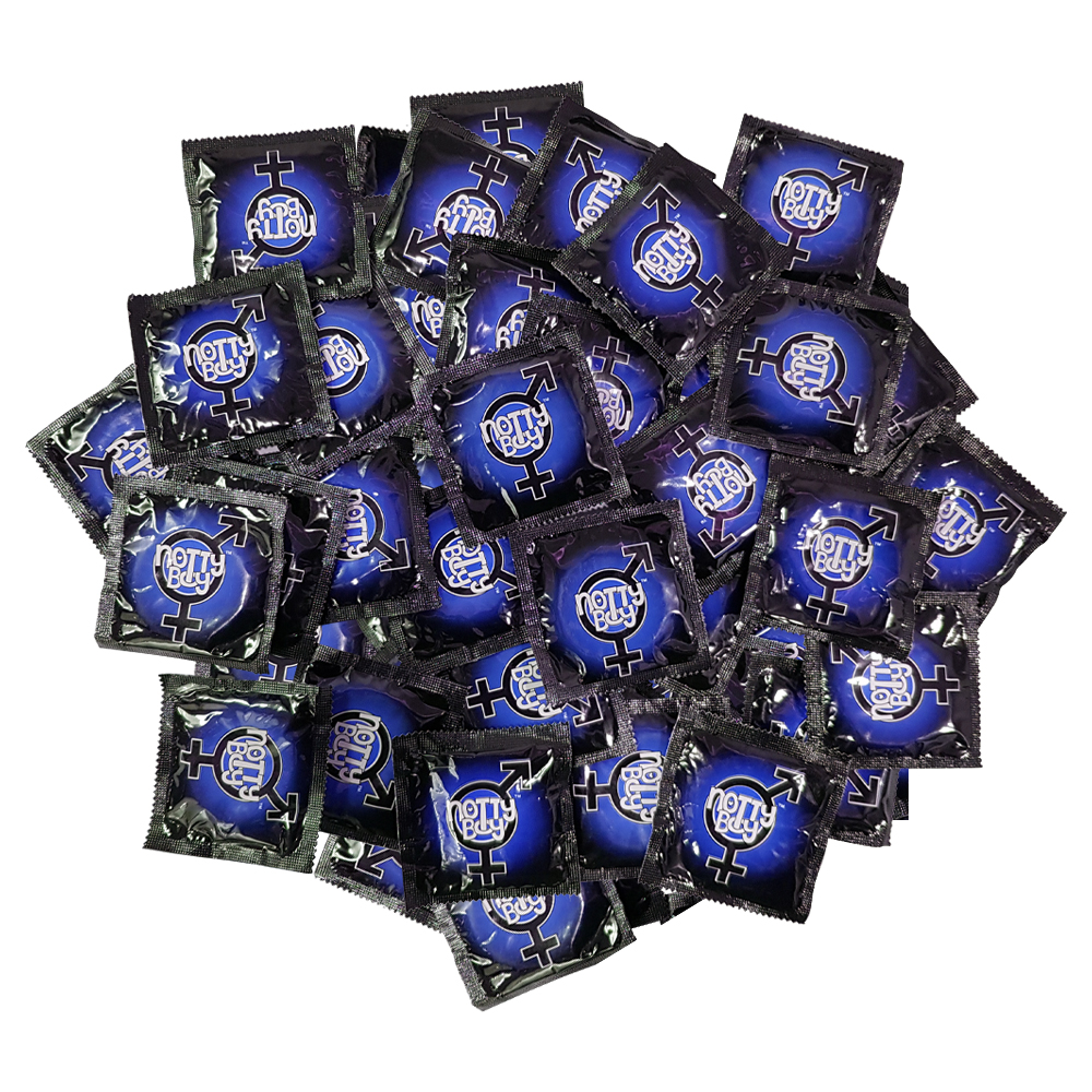 NottyBoy LetsPlay Extra Lubricated Extra Safe Condoms - 2000 Count Value Pack Condoms