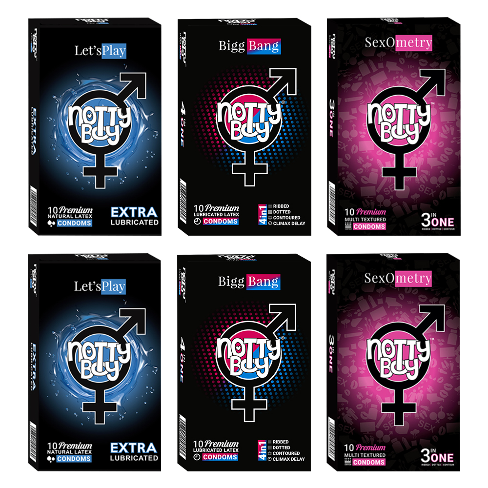 NottyBoy Condoms -2000 Count - An Assortment Of Climax Delay, Ribbed, Dotted, Lets Play Extra Lubricated Condoms NottyBoy Condoms -2000 Count - An Assortment Of Climax Delay, Ribbed, Dotted, Lets Play Extra Lubricated Condoms