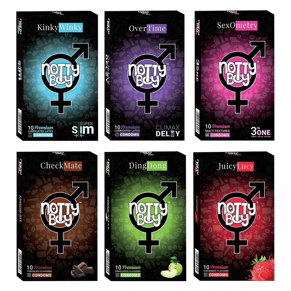 NottyBoy - 1000Ct Bulk Value Pack Condoms come up with tropical fruit flavor, extra thin, multi textured and climax delay condoms NottyBoy - 1000Ct Bulk Value Pack Condoms come up with tropical fruit flavor, extra thin, multi textured and climax delay cond