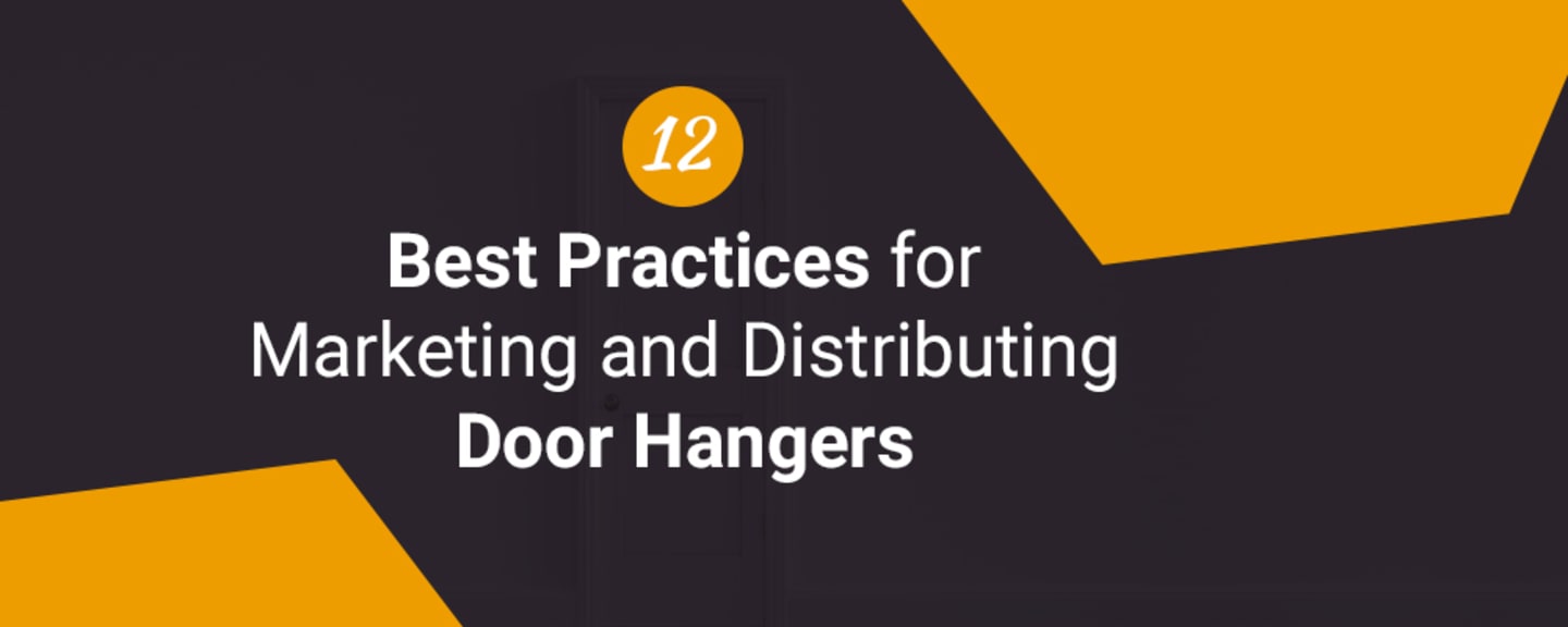 12 Ideas for Marketing and Distributing Door Hangers