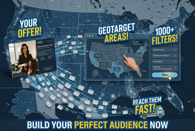 A digital dashboard showing demographic filters applied to a neighborhood map.