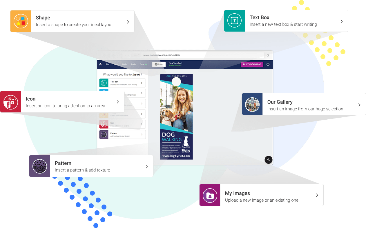 Door Hanger Design Software Features