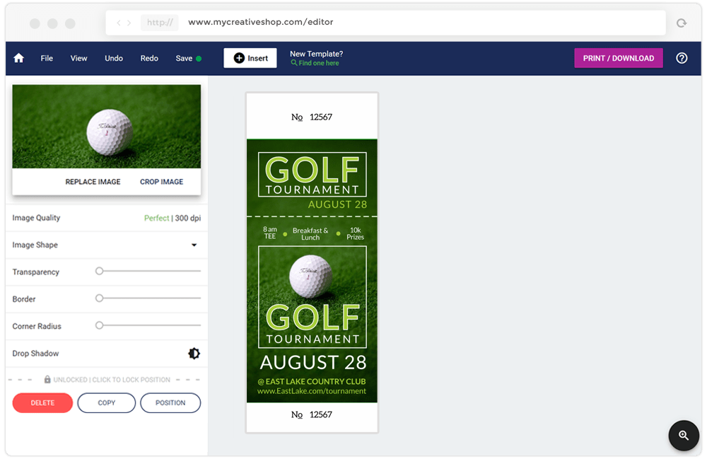 Ticket Maker Create Custom Ticket Designs For Any Event