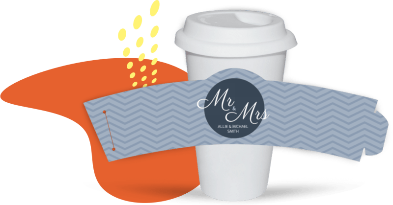 Interlocking Cup Sleeve and Taped Cup Sleeve Printing - UK