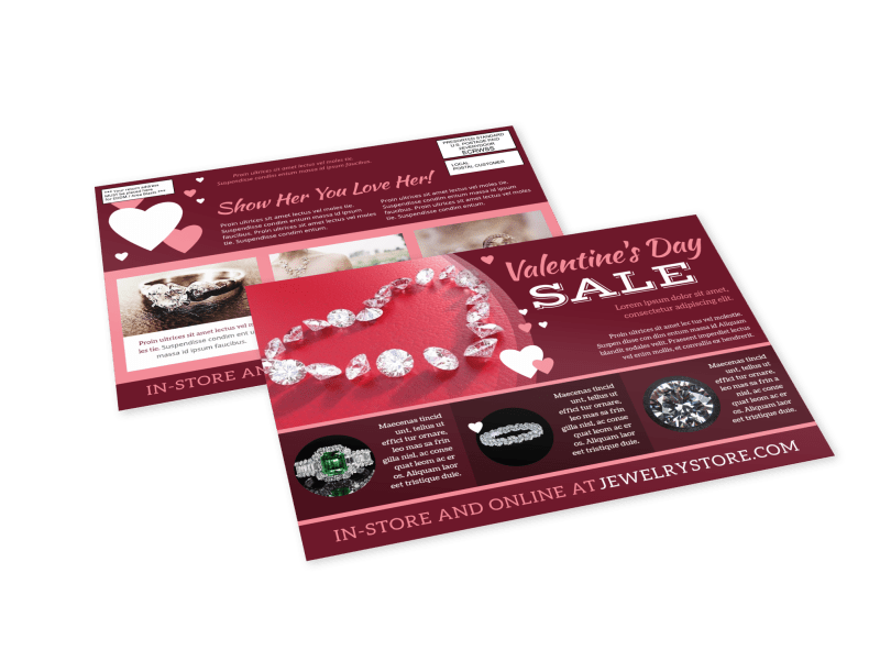 Valentine's Day EDDM Postcard Template x8jqcx3cld