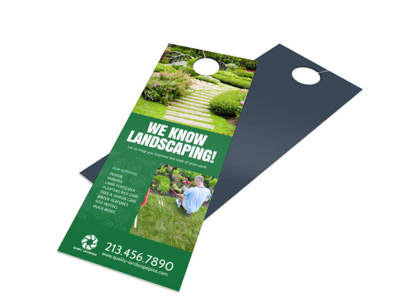 Landscaping Door Hangers