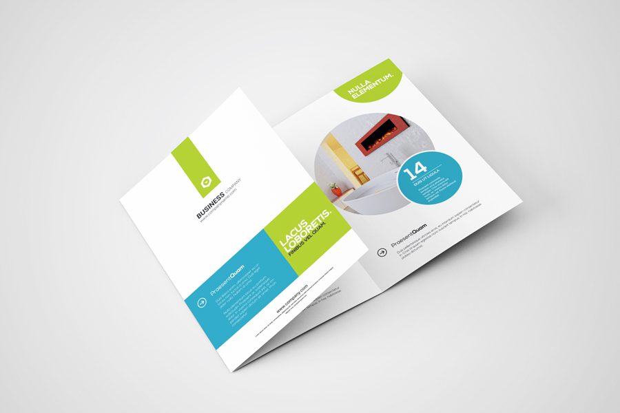 minimalistically modern brochure