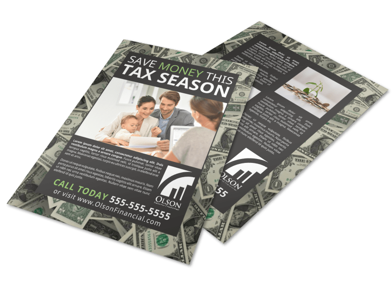 Tax Season Flyer Template