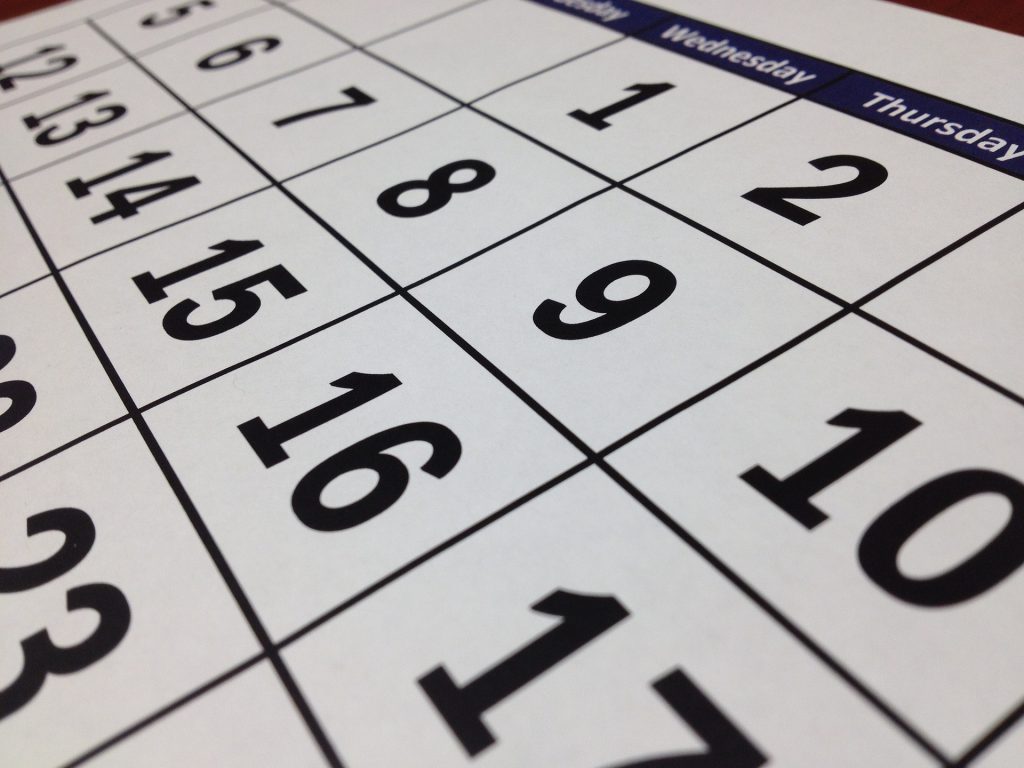 Calendar Graphic - Marketing materials to stand the test of time.