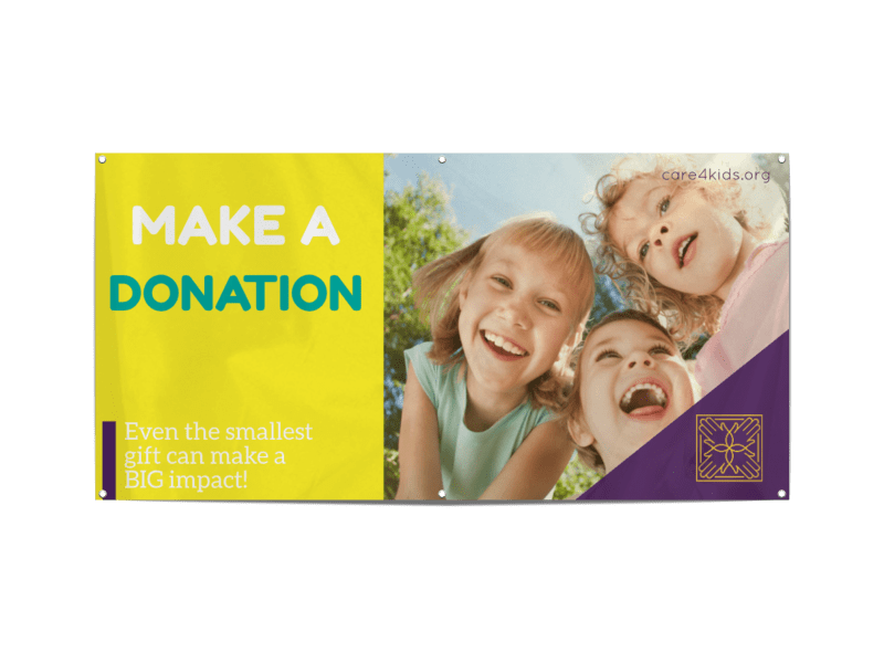 Make A Donation Banner Template