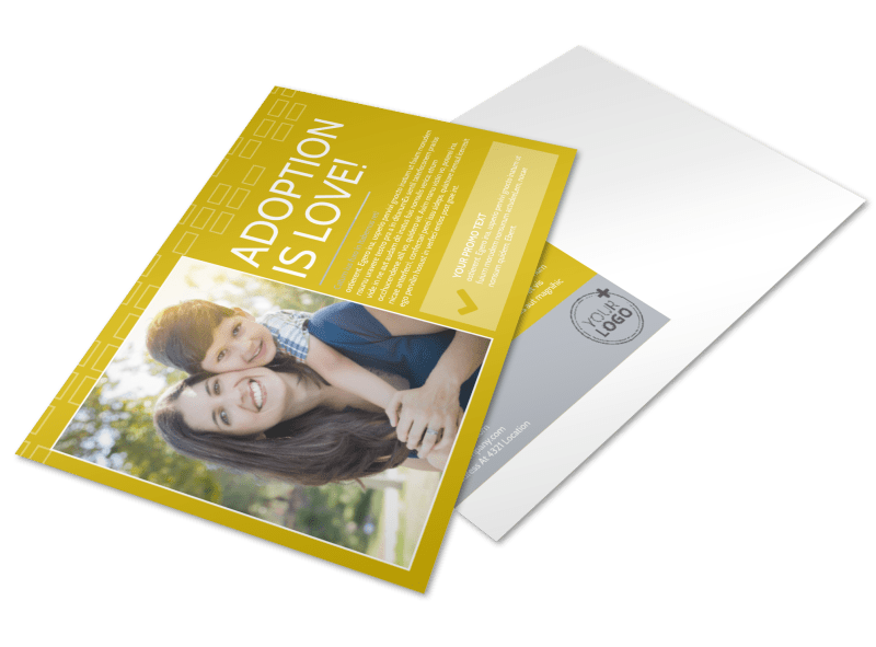 Adoption & Family Services Postcard Template