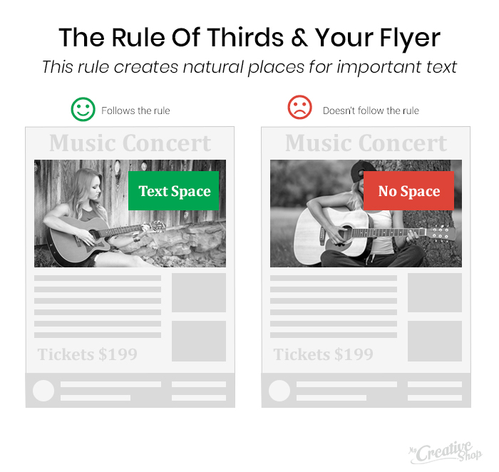 Rule Of Thirds In Flyers