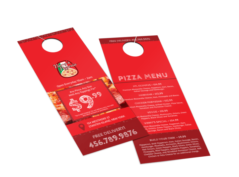 Restaurant Door Hangers