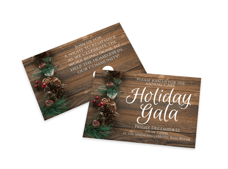 Care Holiday Gala Invitation Template