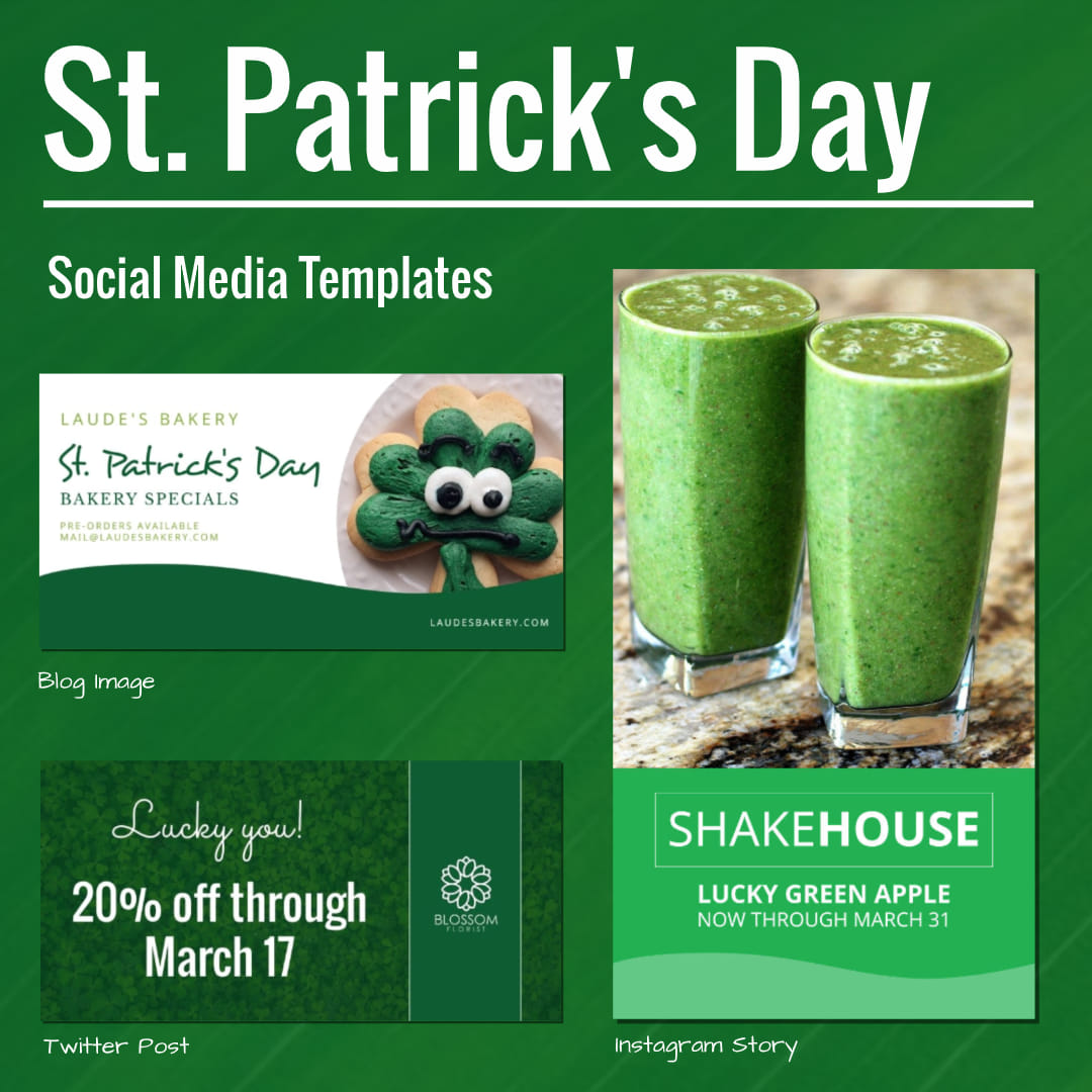 Saint Patricks Day Social Media Templates