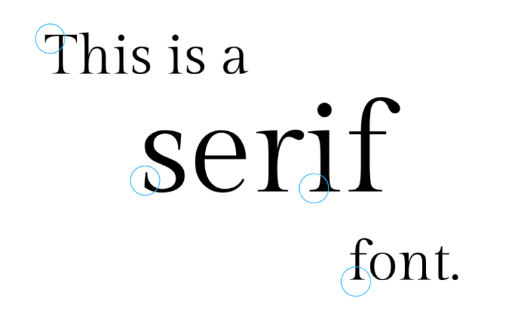 Serif Font Image by Post PrePress Group