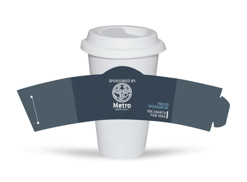 10K Sponsor Cup Sleeve Template