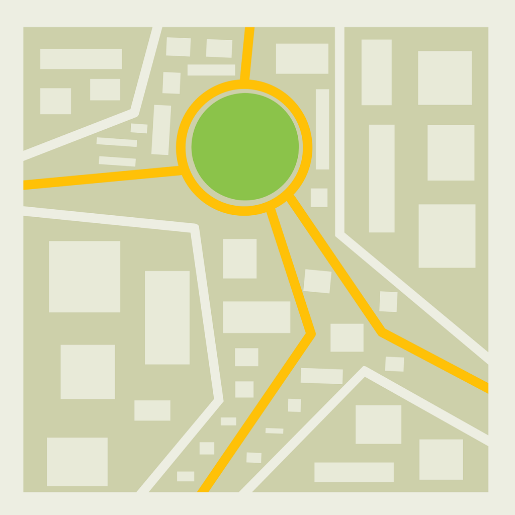 City Map Graphic Comprehensive focus on your target neighborhood is key.