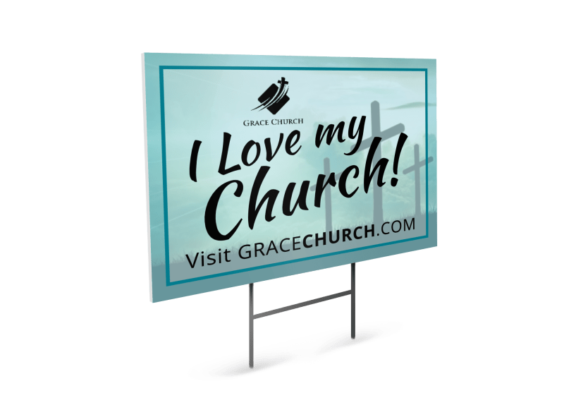 Church Outreach Yard Sign Template 5m0r0fd0w1