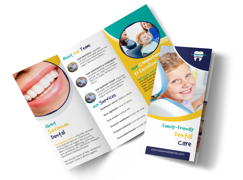 Dental Care Brochure Template