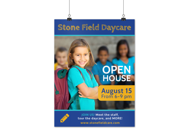 Daycare Open House Flyer