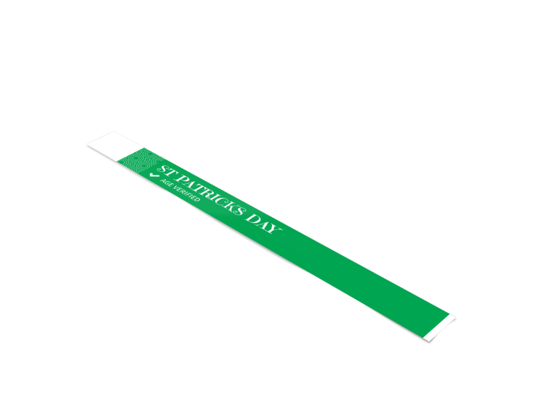 Saint Patricks Day Wristband