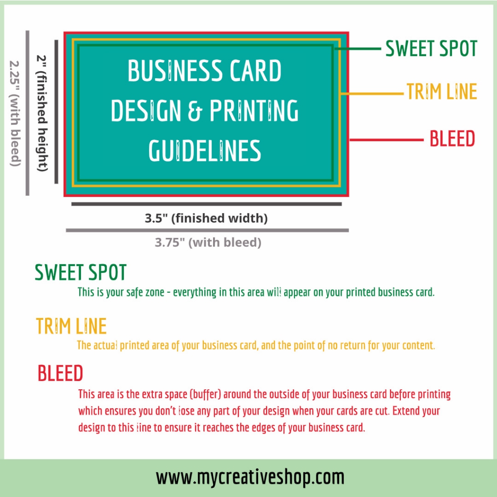 Business Card Design and Print Guidelines