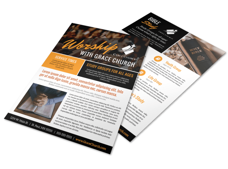 Church Outreach Flyer Template kwuw962j31