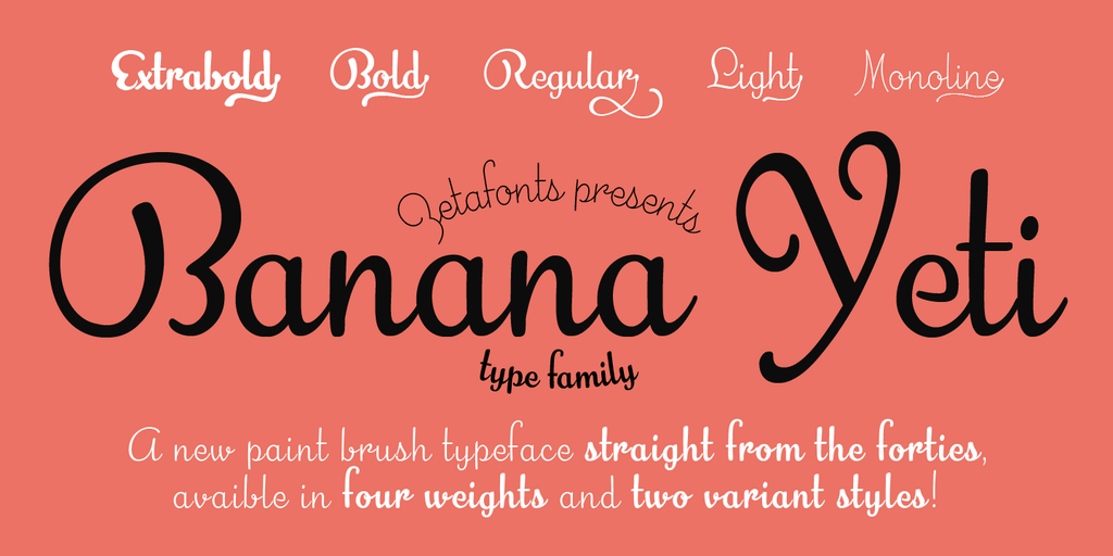 Banana Yeti by Zetafonts