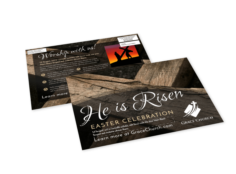 Church Easter EDDM Postcard Template fyx3gs9sfz