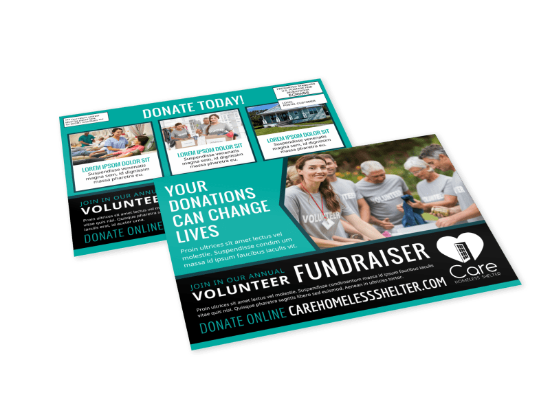 Nonprofit Fundraiser EDDM Postcard Template