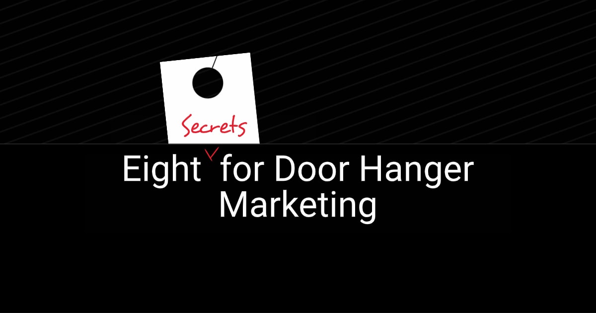 Door Hanger Designs – Ping Marketing