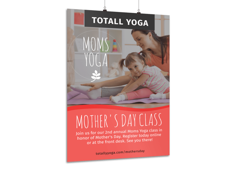 Mother's Day Yoga Poster