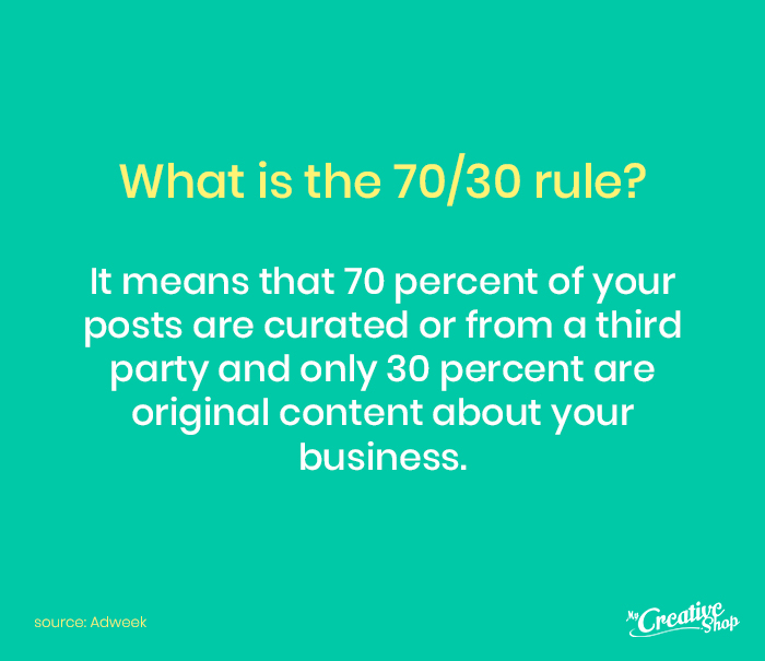 What is the 70/30 rule?