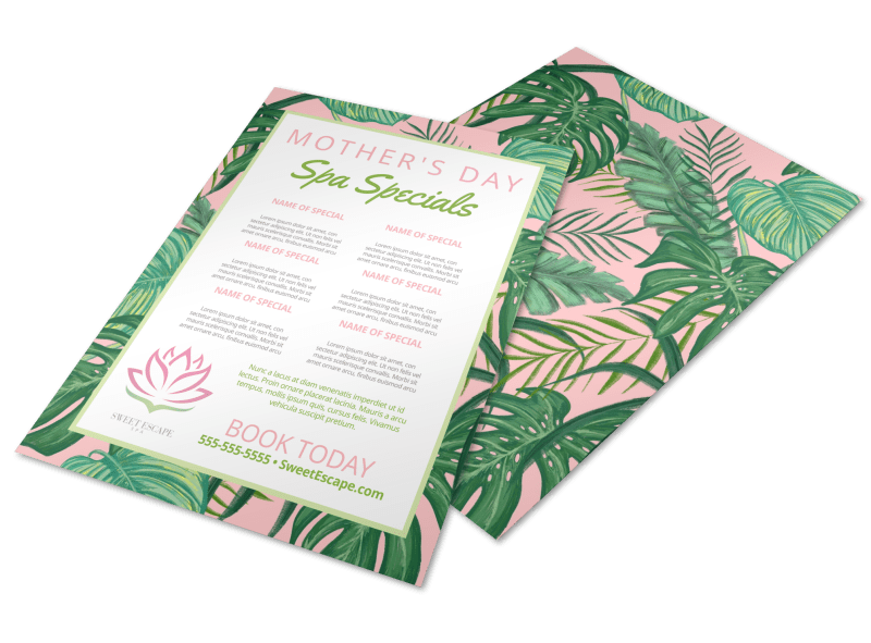 Mother's Day Floral Flyer