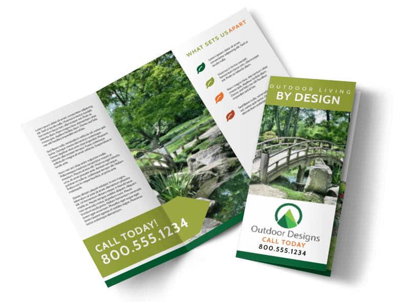 Landscaping Tri-Fold Brochure Template