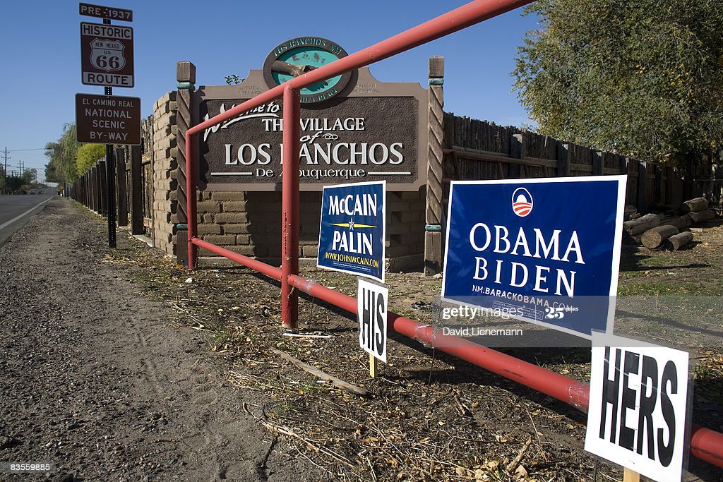 His and Hers Campaign Signs Image