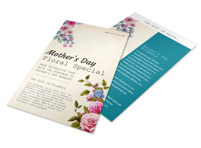 Mother's Day Flyer