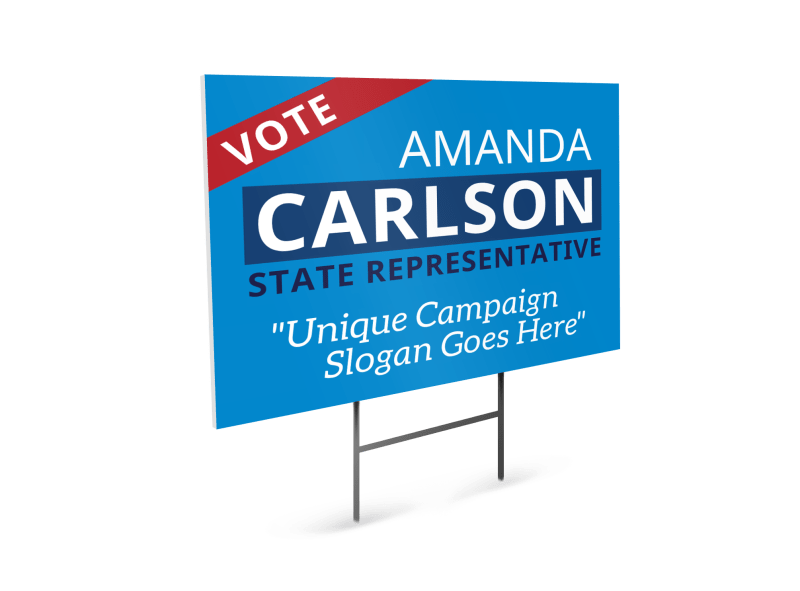 Campaign Vote Yard Sign Template