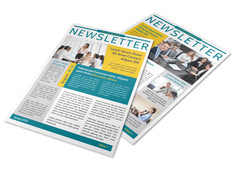 Business Newsletter Template