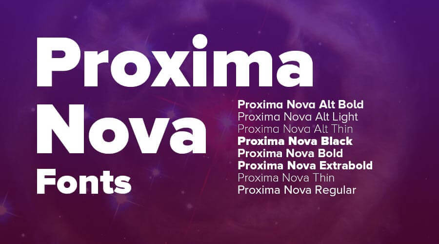 Proxima Nova by Mark Simonson