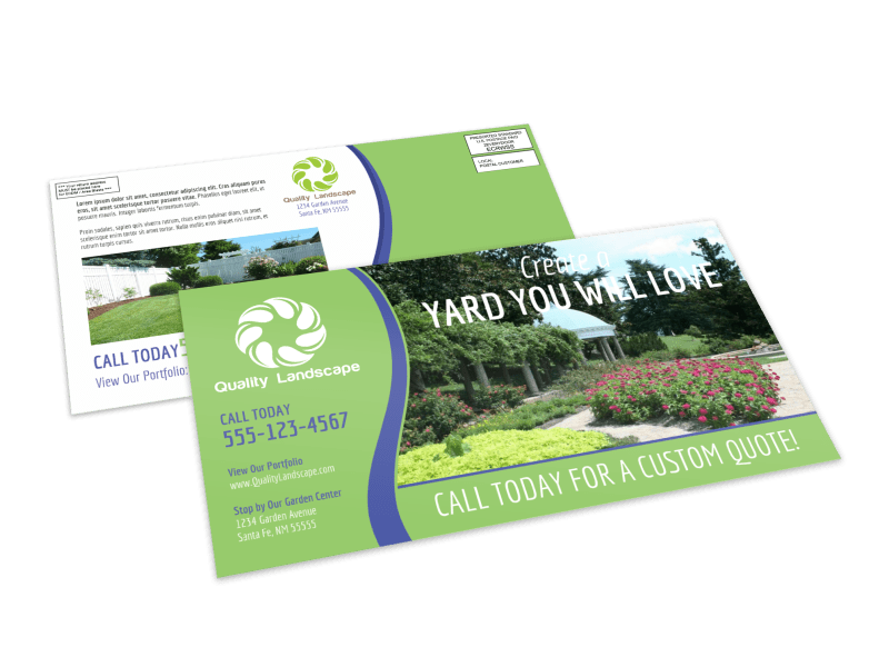 Landscaping EDDM Postcard Template