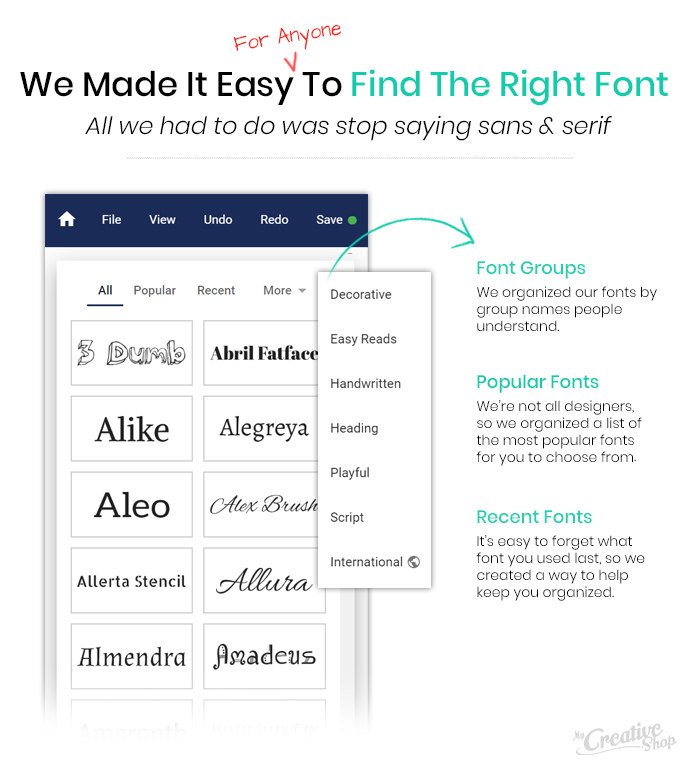 How we made it easy to find a font