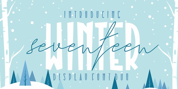 Seventeen Winter Font